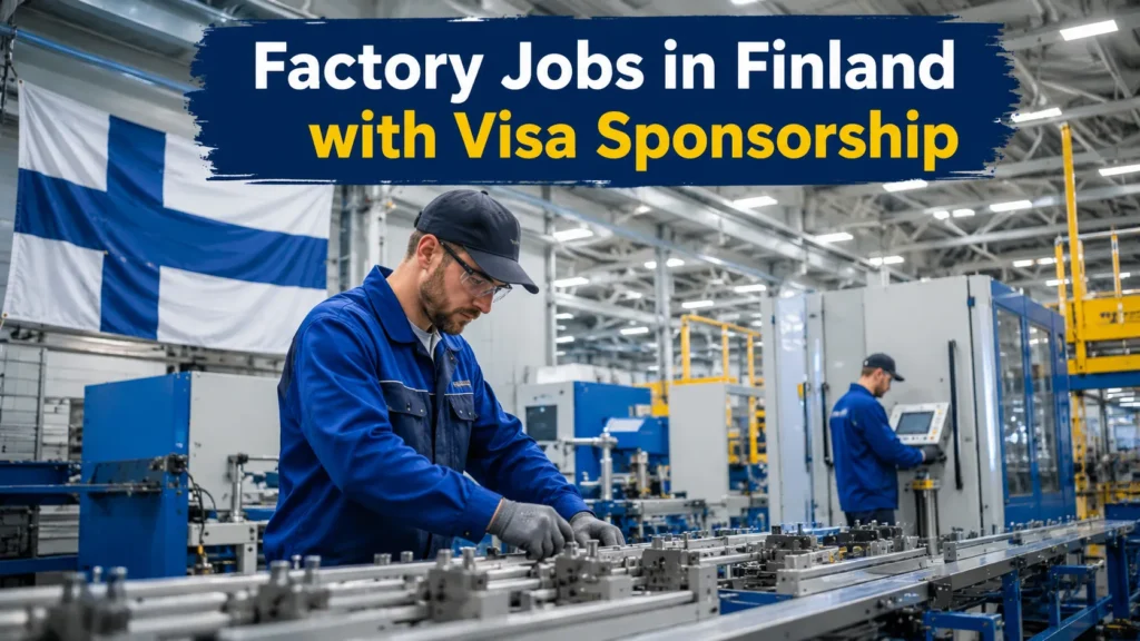 Factory Jobs in Finland with Visa Sponsorship 2026