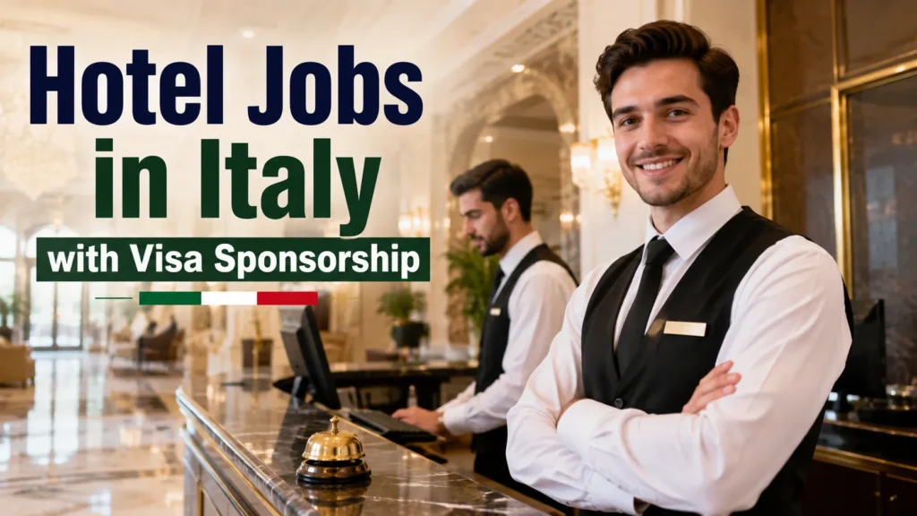 Hotel Jobs in Italy with Visa Sponsorship