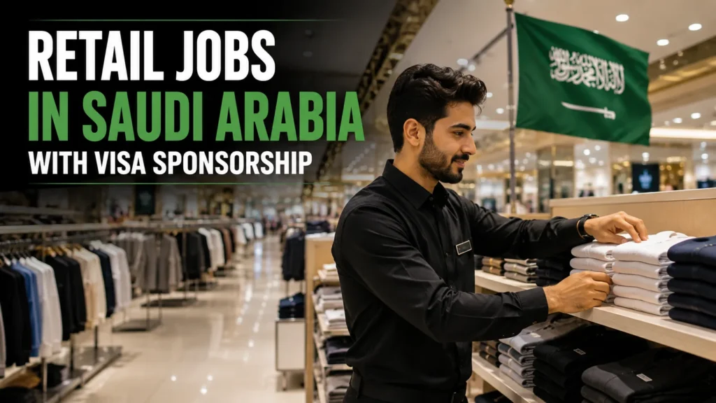 Retail Jobs in Saudi Arabia with Visa Sponsorship